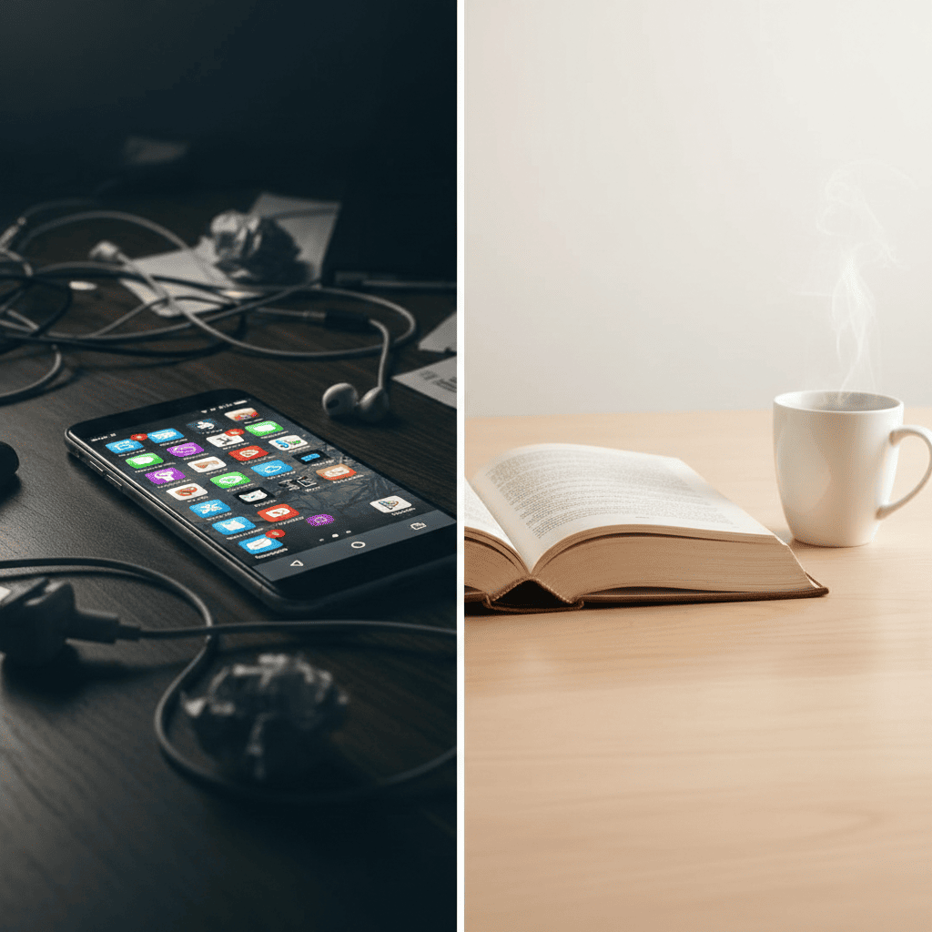 Clavijo - Diferencia entre estímulos digitales y lectura para la concentración